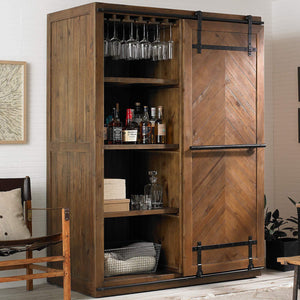 Red wine collection cabinet