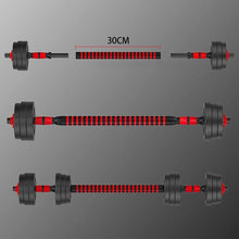 Load image into Gallery viewer, Fashion Adjustable 44LB Dumbbell Weight Set Barbell Lifting 4 Spinlock Collars &amp; 2 Connector Options for Gym Home Bodybuilding Training
